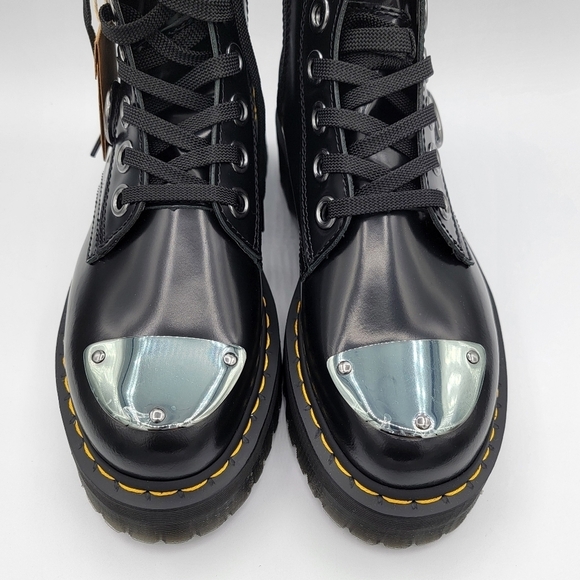 Dr. Martens Jadon Boots Alt Black Buttero NWT #2616 - Picture 2 of 16
